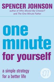 Cover of: One Minute For Yourself (One Minute Manager)