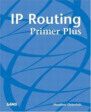 Cover of: IP Routing Primer Plus