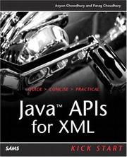 Java APIs for XML by Aoyon Chowdhury, Parag Choudhary