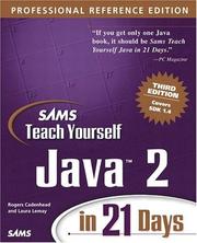 Cover of: Sams Teach Yourself Java 2 in 21 Days, Professional Reference Edition (3rd Edition) by Laura Lemay, Rogers Cadenhead