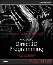 Cover of: Direct3D Programming Kick Start
