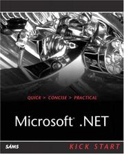 Cover of: Microsoft .NET Kick Start