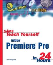 Cover of: Sams teach yourself Adobe Premiere Pro in 24 hours