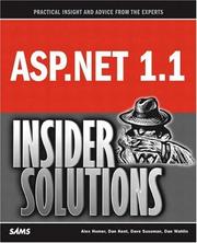 Cover of: ASP.NET 1.1 insider solutions