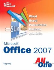 Cover of: Sams Teach Yourself Microsoft(R) Office 2007 All in One (Sams Teach Yourself) by Greg Perry