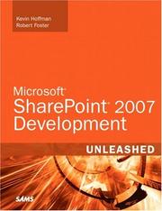 Cover of: Microsoft(R) SharePoint(R) 2007 Development Unleashed