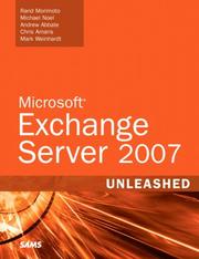 Cover of: Microsoft Exchange Server 2007 Unleashed