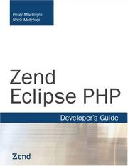 Cover of: Zend Eclipse Php Developer's Guide (Developer's Library)
