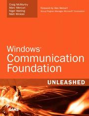 Cover of: Windows Communication Foundation Unleashed (WCF) (Unleashed)