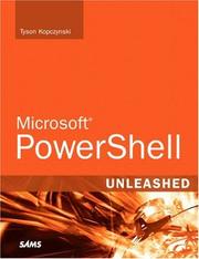 Cover of: Windows(R) PowerShell Unleashed by Tyson Kopczynski