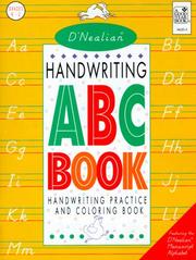 D'Nealian handwriting ABC book by Donald N. Thurber, Patricia Barbee
