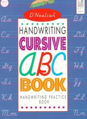 Cover of: D'Nealian Handwriting Cursive ABC Book: Handwriting Practice Book