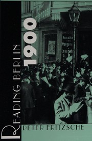 Cover of: Reading Berlin 1900