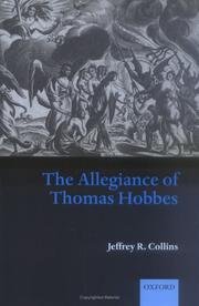 Cover of: The allegiance of Thomas Hobbes