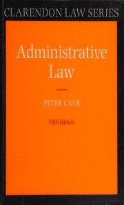 Cover of: Administrative Law