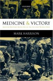Cover of: Medicine and victory by Harrison, Mark