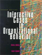 Cover of: Interactive Cases in Organizational Behavior (2nd Edition)