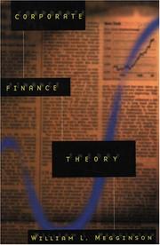 Cover of: Corporate finance theory by William L. Megginson