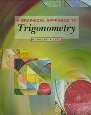 Cover of: A graphical approach to trigonometry