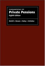 Cover of: Fundamentals of private pensions