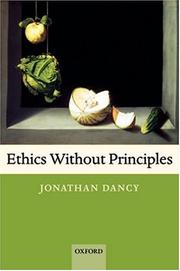 Cover of: Ethics without principles