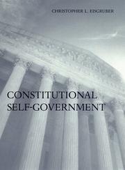 Cover of: Constitutional self-government