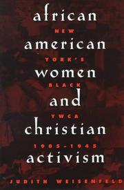 African American women and Christian activism by Judith Weisenfeld