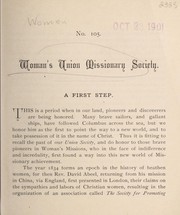 Cover of: A first step