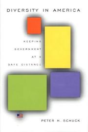 Cover of: Diversity in America: keeping government at a safe distance