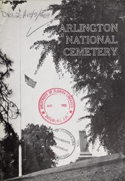Cover of: Arlington National Cemetery by United States Department of the Army