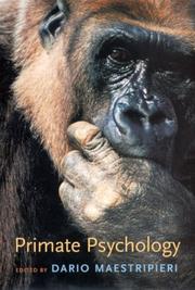 Cover of: Primate Psychology | Filippo Aureli