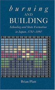 Cover of: Burning and Building by Brian Platt