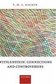 Cover of: Wittgenstein by P. M. S. Hacker