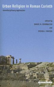 Cover of: Urban Religion in Roman Corinth by 