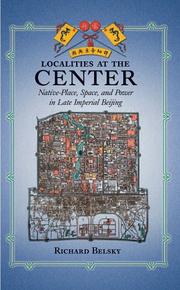Localities at the center by Richard Belsky