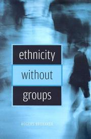 Ethnicity without Groups by Rogers Brubaker