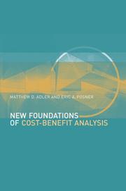 Cover of: New Foundations of Cost-Benefit Analysis