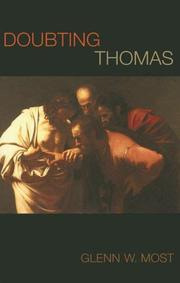 Cover of: Doubting Thomas by Glenn W. Most