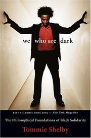 Cover of: We Who Are Dark by Tommie Shelby