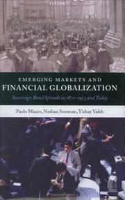 Cover of: Emerging markets and financial globalization | Paolo Mauro