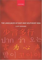 Cover of: The Languages of East and Southeast Asia by Cliff Goddard
