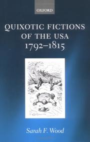 Cover of: Quixotic Fictions of the USA 1792-1815