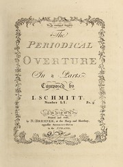 Cover of: The periodical overture in 8 parts, number LI