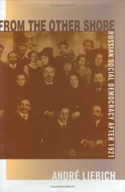 Cover of: From the other shore: Russian social democracy after 1921