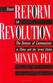 Cover of: From Reform to Revolution by Minxin Pei
