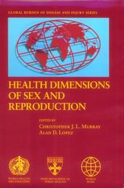 Health dimensions of sex and reproduction by Alan D. Lopez