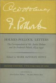 Holmes-Pollock Letters by Mira Behn., Frederick Pollack