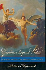 Cover of: Goodness beyond virtue by Patrice L. R. Higonnet
