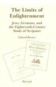 Cover of: The limits of enlightenment by Edward Breuer