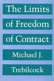 Cover of: The limits of freedom of contract